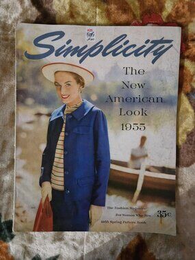 1955 SPRING SIMPLICITY PATTERN BOOK MAGAZINE RETRO ROCKABILLY FASHION